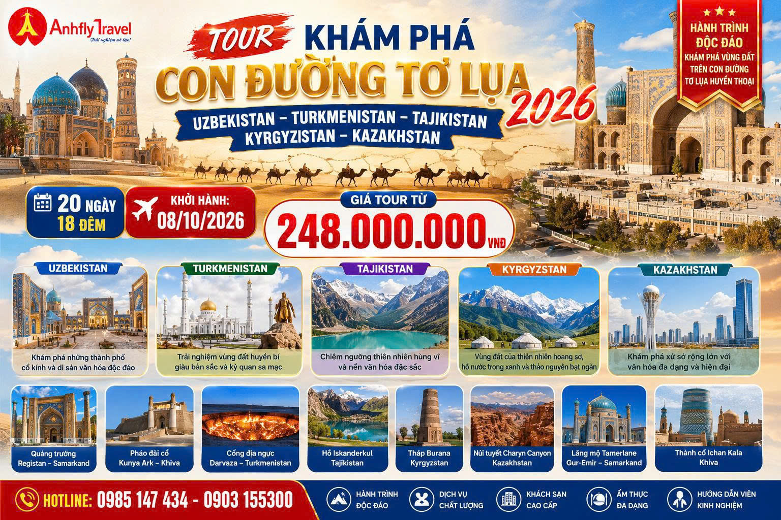 KHÁM PHÁ CON ĐƯỜNG TƠ LỤA 2026