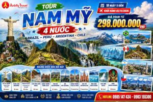HÀNH TRÌNH KHÁM PHÁ 4 NƯỚC NAM MỸ