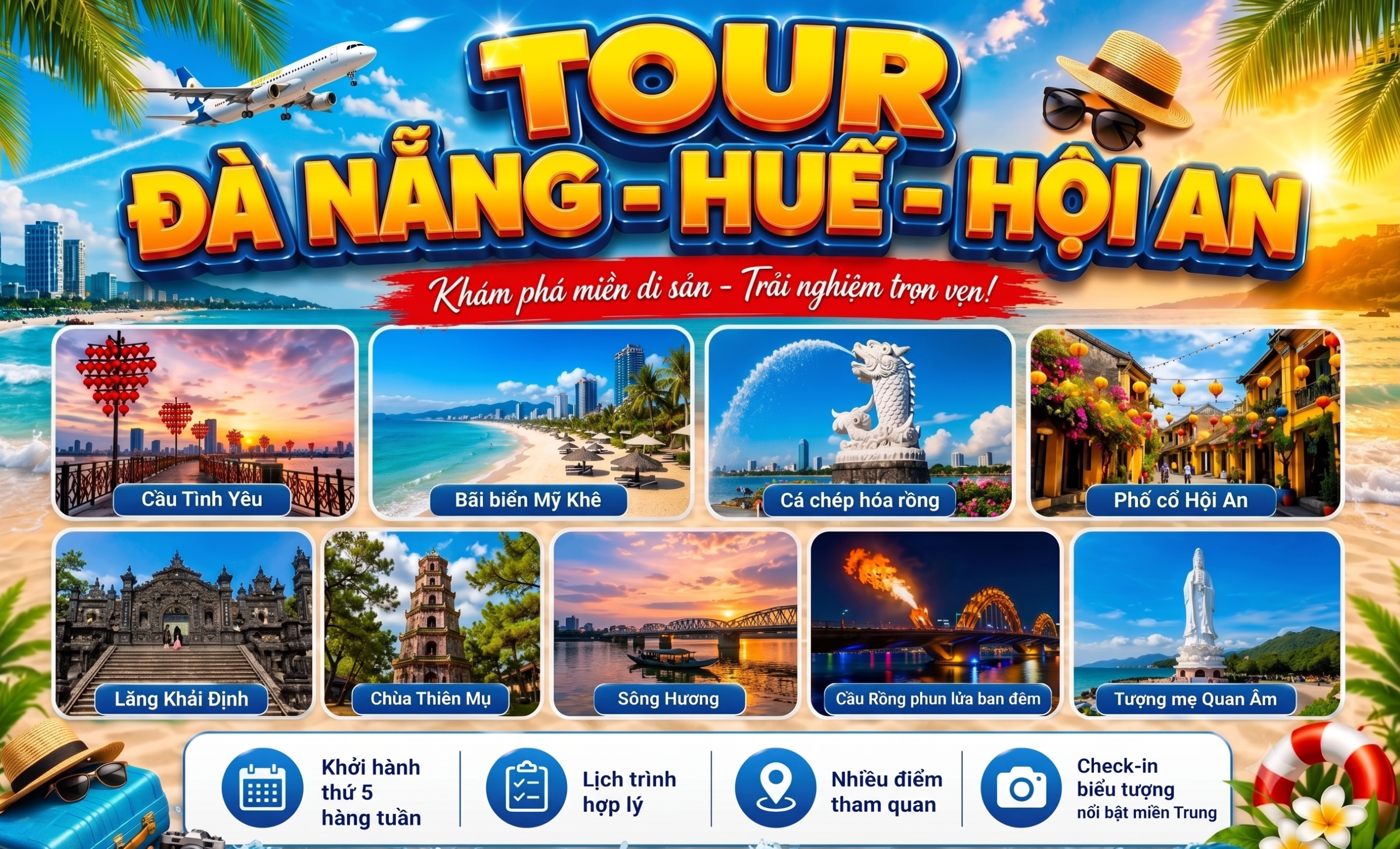 TOUR ĐÀ NẴNG - HUẾ - HỘI AN