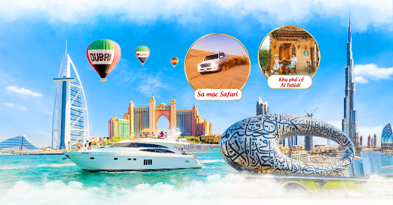 DU LỊCH KHÁM PHÁ DUBAI – ABU DHABI