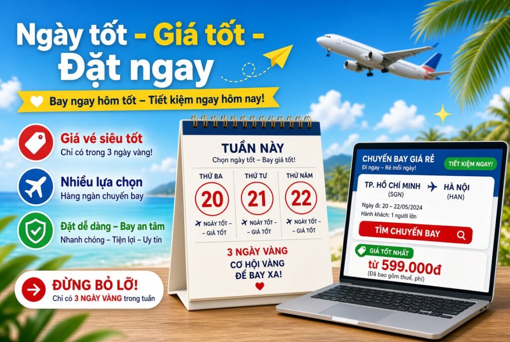 Ngày tốt – Giá Tốt – Đặt ngay