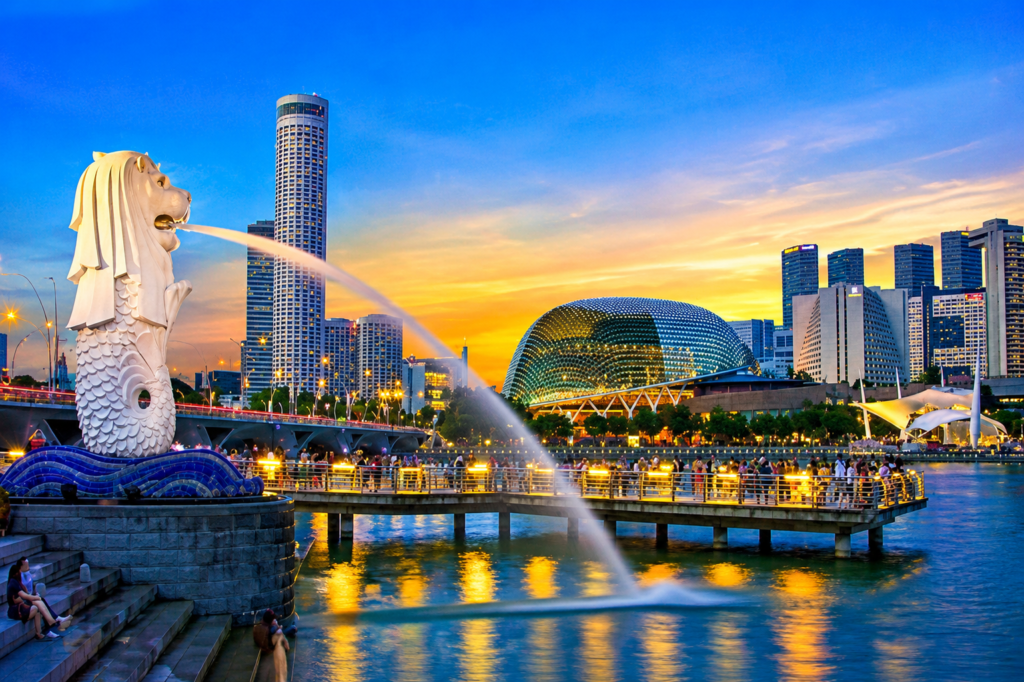 Singapore hiện đại, rực rỡ sắc màu, mang đến một góc nhìn đầy sức sống về quốc đảo sư tử.
