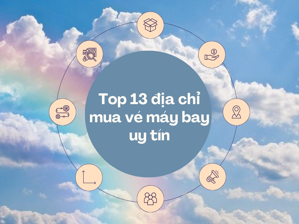 Top 13 địa chỉ mua vé máy bay uy tín