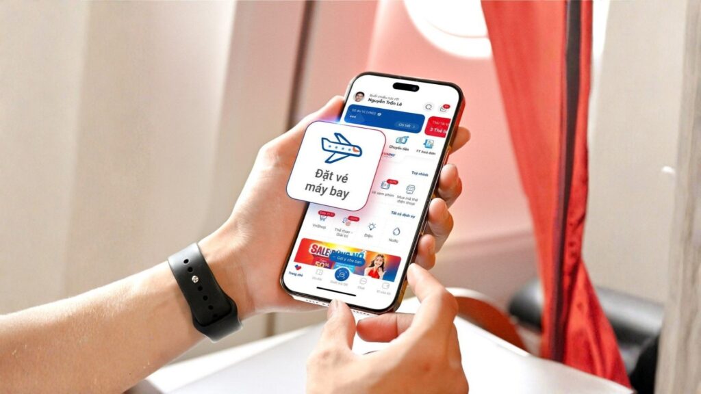 Cách đặt vé máy bay giá rẻ trên điện thoại