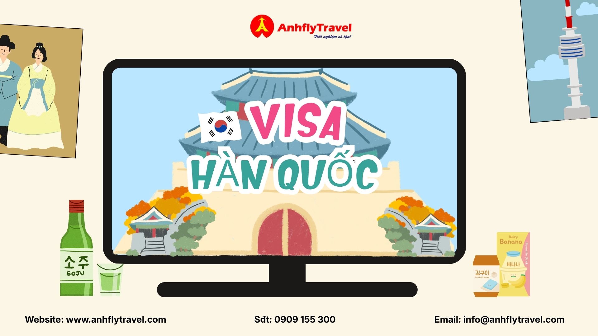 Visa Hàn Quốc cần giấy tờ gì