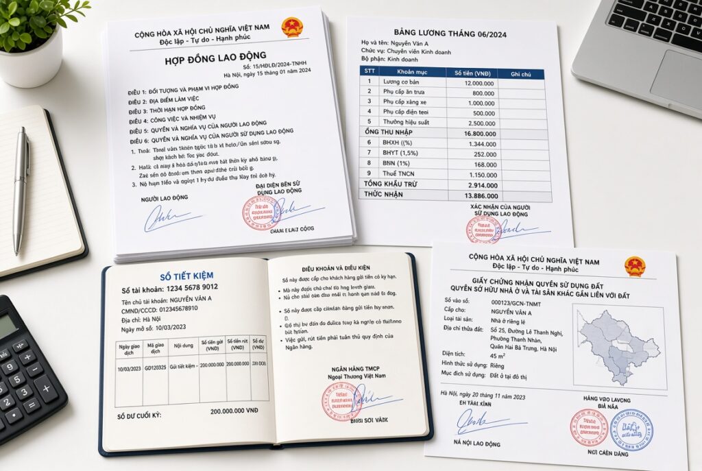 Hồ sơ công việc tài chính